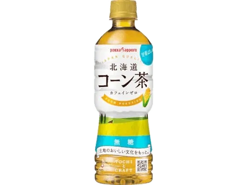 ポッカサッポロ 北海道コーン茶 525ml ×24本 ノンカフェイン カフェインゼロ 無糖 お茶 とうもろこし茶 ペットボトル 無糖 ミネラル
