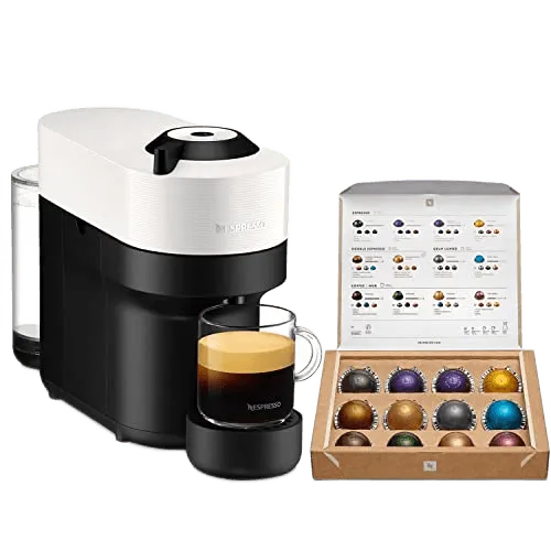 Nespresso(ネスプレッソ) ネスプレッソ VERTUO カプセル式コーヒーメーカー ヴァーチュオ ポップ ココナッツホワイト GCV2-WH-W